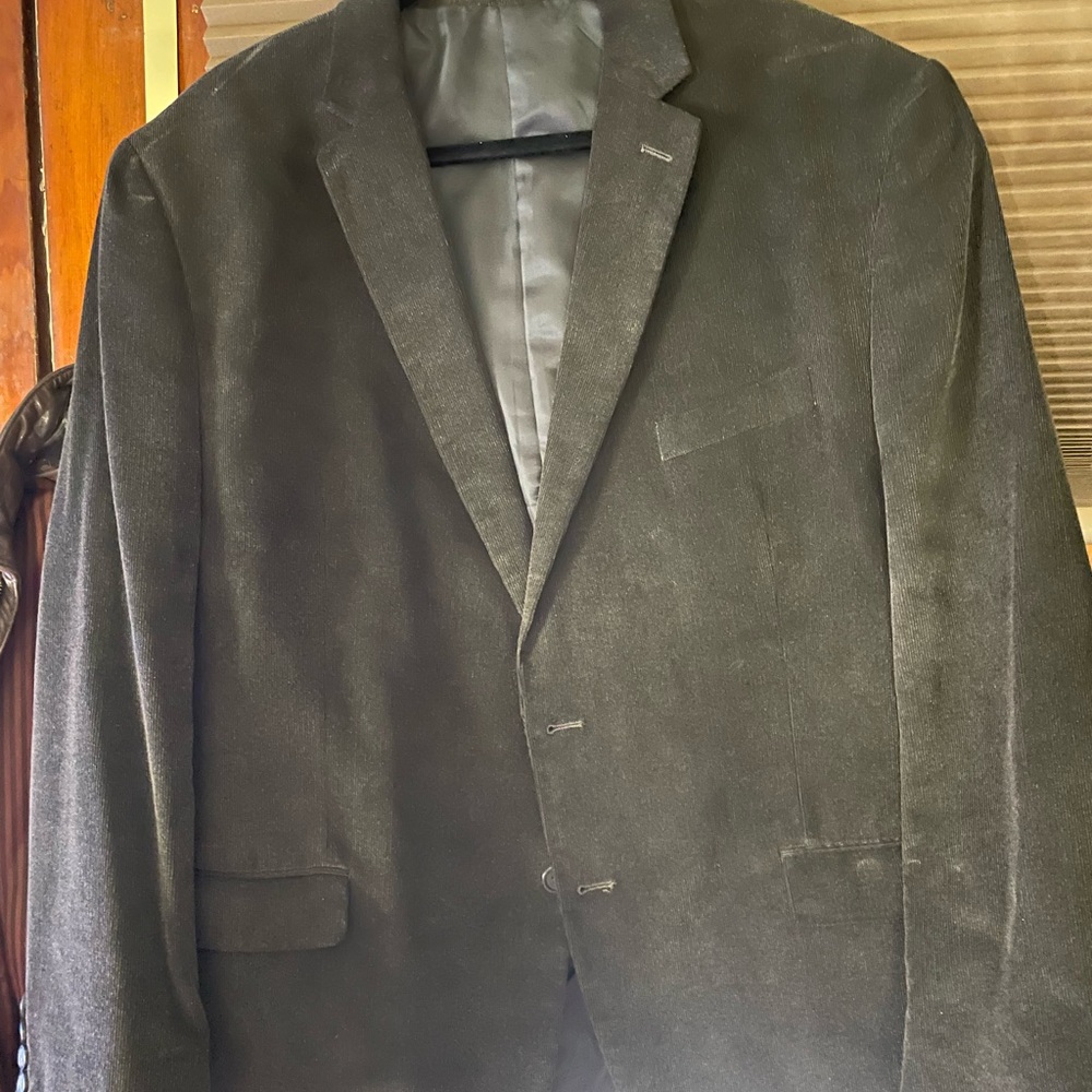 Chaps charcoal grey sport coat xxl